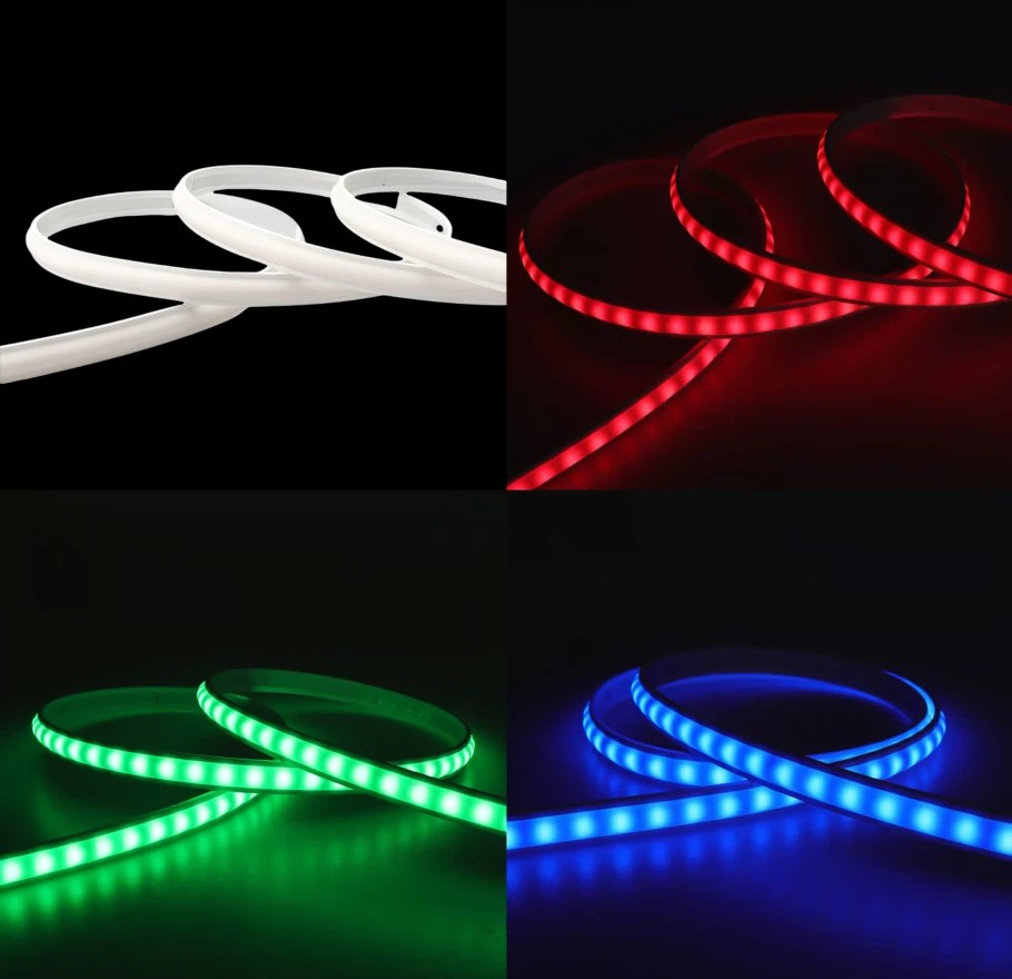 RGB 230V LED strip exempel